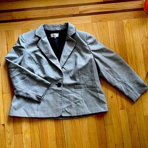 Le Suit Black & White Blazer